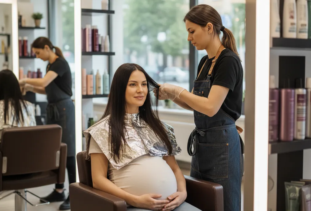 décoloration cheveux enceinte
