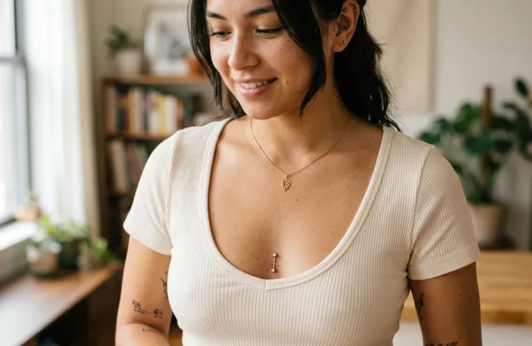piercing entre les seins